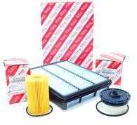 VDJ79 Pickup Land Cruiser Genuine Toyota Filter Kit, Oil, Air & Fuel filters