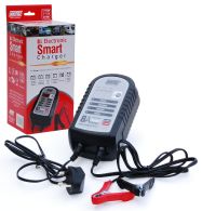 Maypole 8A 12V Electronic Smart Battery Charger Set