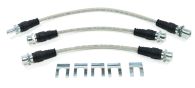 Stainless Steel Braided Brake Hose Kit Hilux Surf 1996-2002