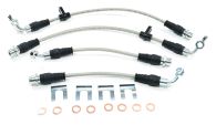 Stainless Steel Braided Brake Hose Kit Land Cruiser 100 Series