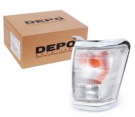 Depo Left Hand Front Side Lamp Indicator with Chrome Surround