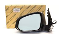 Genuine LH Door Mirror- Heated, Electric lens,  Clear Indicator & Manual Folding