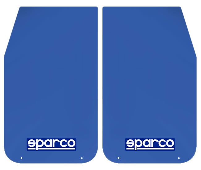 Blue Sparco Universal Mud Flaps