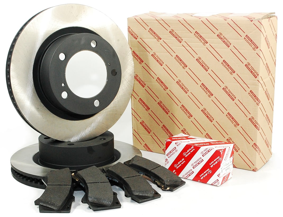 Genuine Toyota Front Brake Disc & Pad Kit | Land Cruiser 200 Series