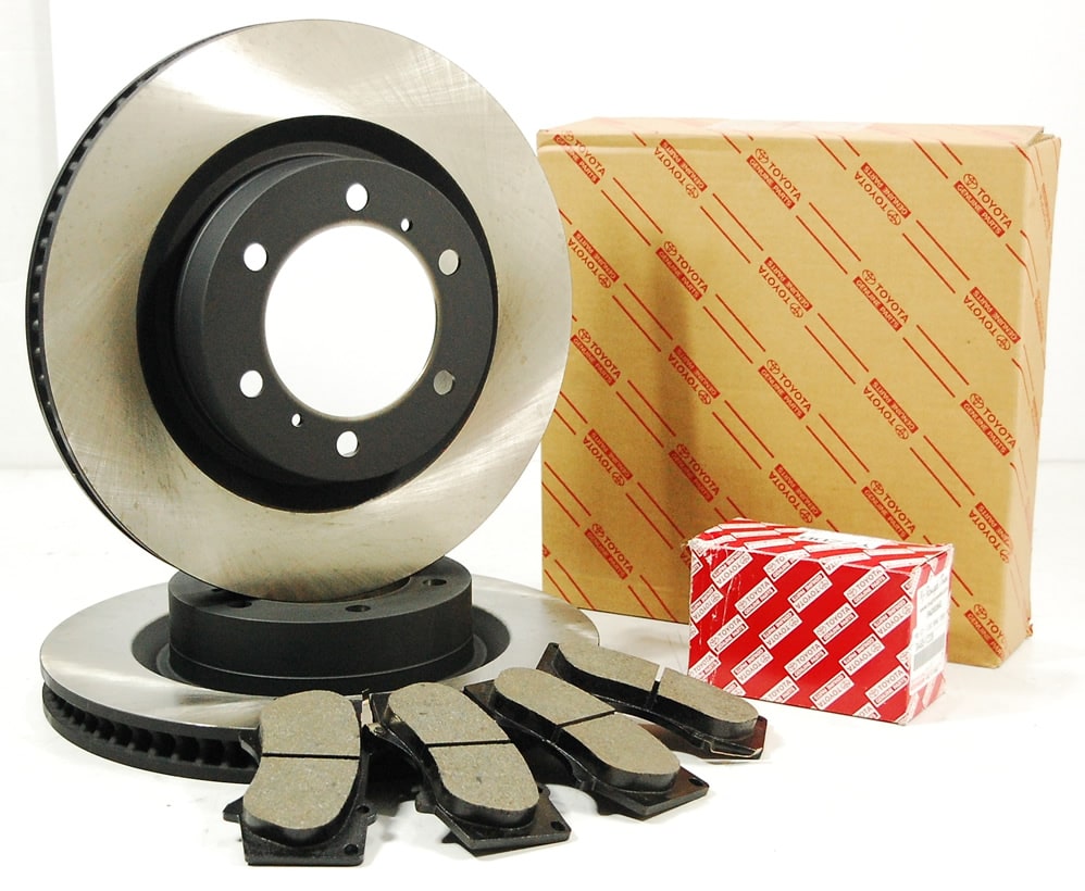 Genuine Toyota Front Brake Discs & Pad Kit | Land Cruiser 150 Series