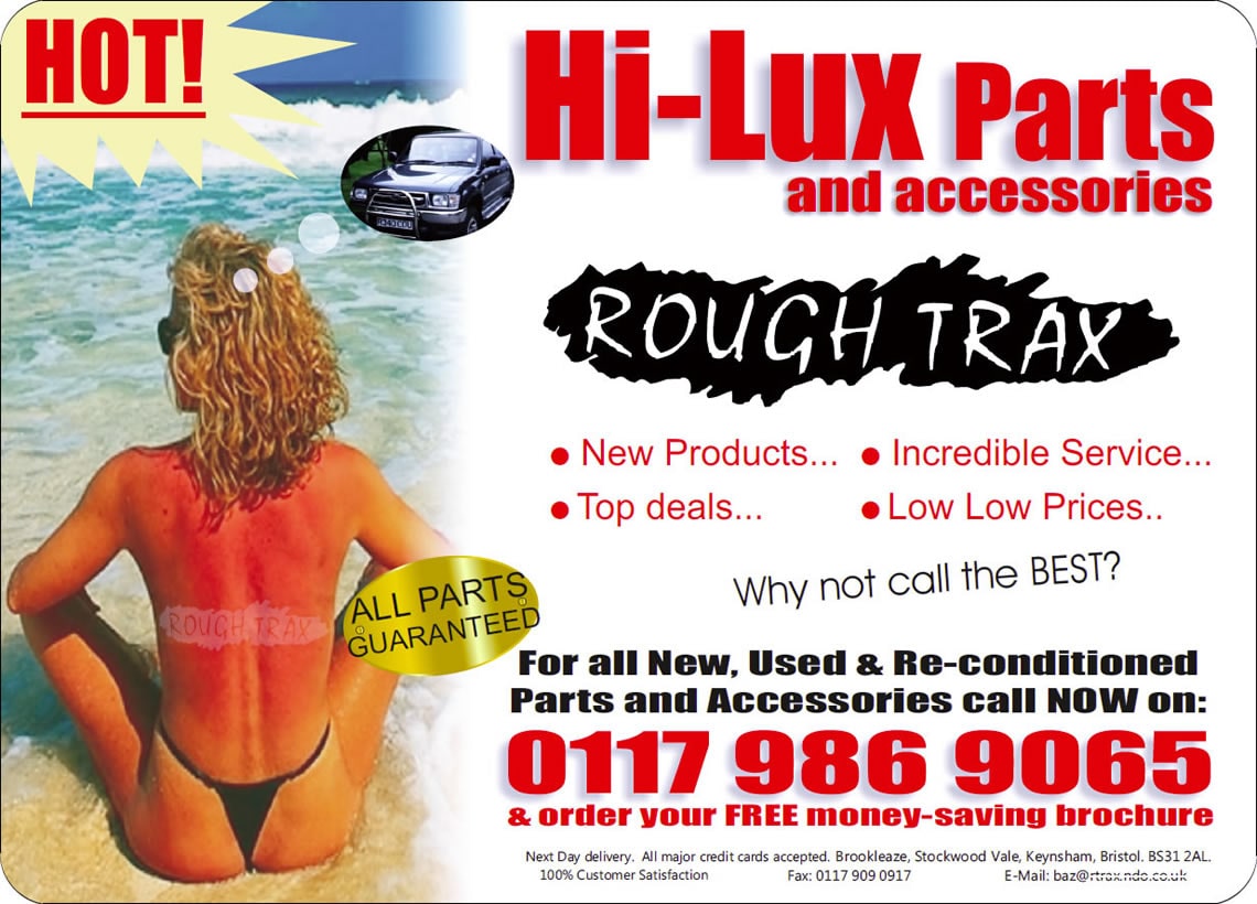 RoughTrax First Advert in 1996