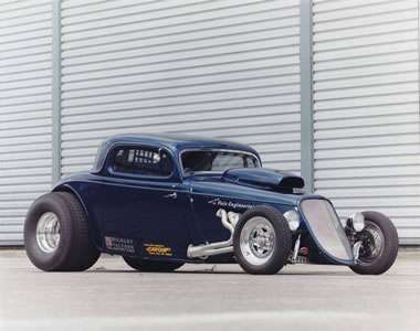 1934 Ford Coupe Hot Rod Dragster, 8 Litre Nitro Powered!